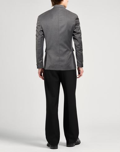 Man Blazer Grey Size 40 Polyester, Viscose, Elastane