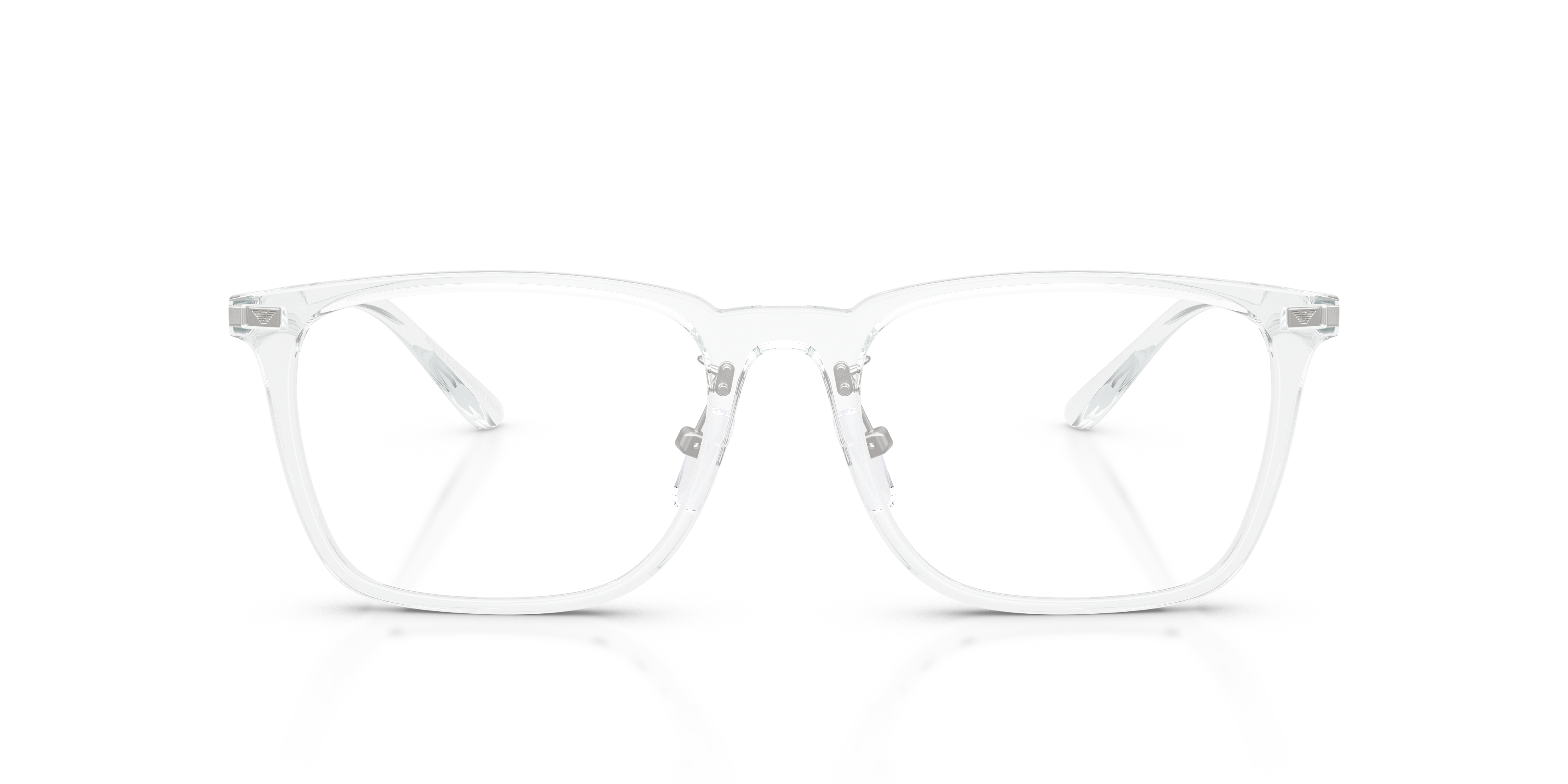 Emporio Armani Unisex Emporio Armani EA3263D 6344 Optical frames Injected Transparent Transparent Pillow Norma