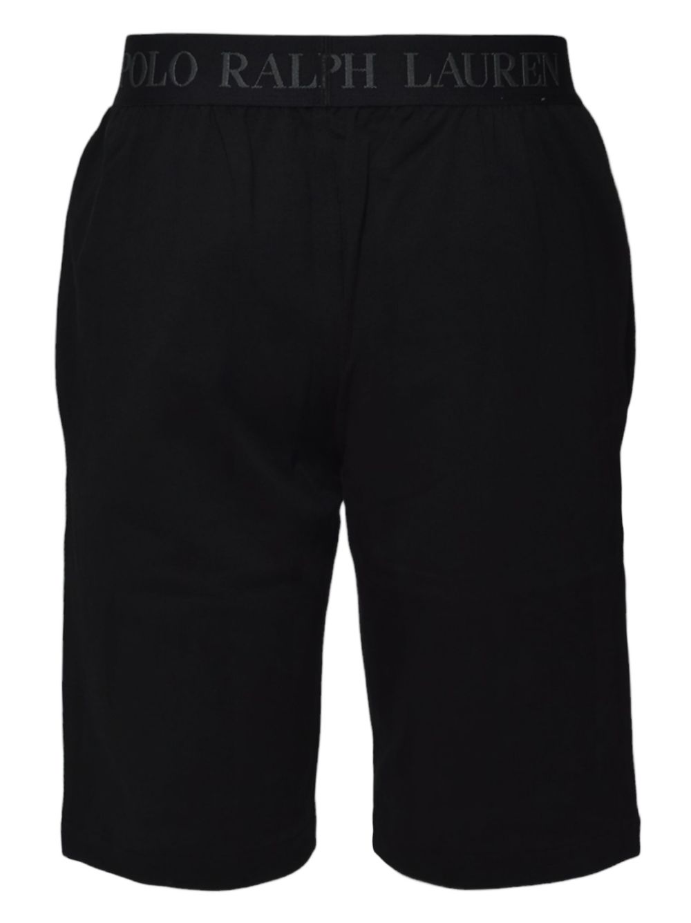 Logo-waistband shorts - Black