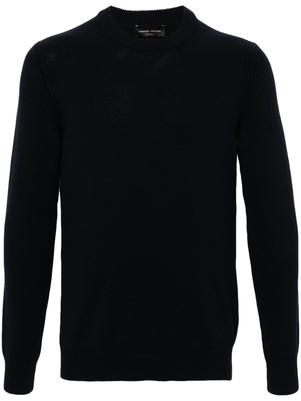 Fisherman's-knit sweater - Blue