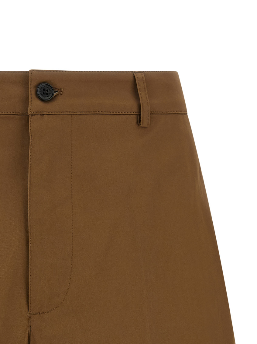Brown Easy Bermuda Shorts
