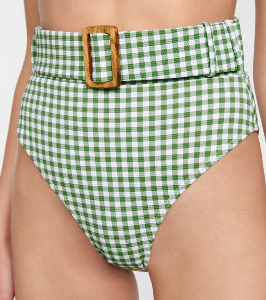 Alexandra Miro Ursula gingham bikini bottoms