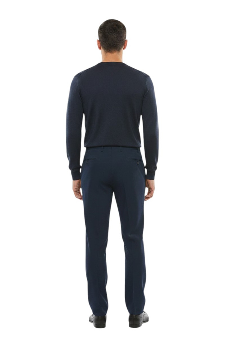 Blue Tailored Trousers
