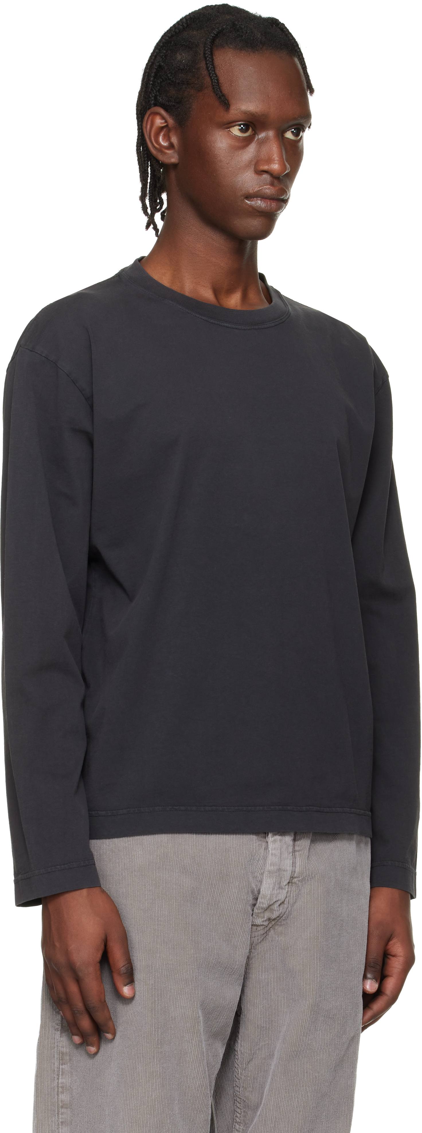 Black Relaxed Longsleeve T-shirt