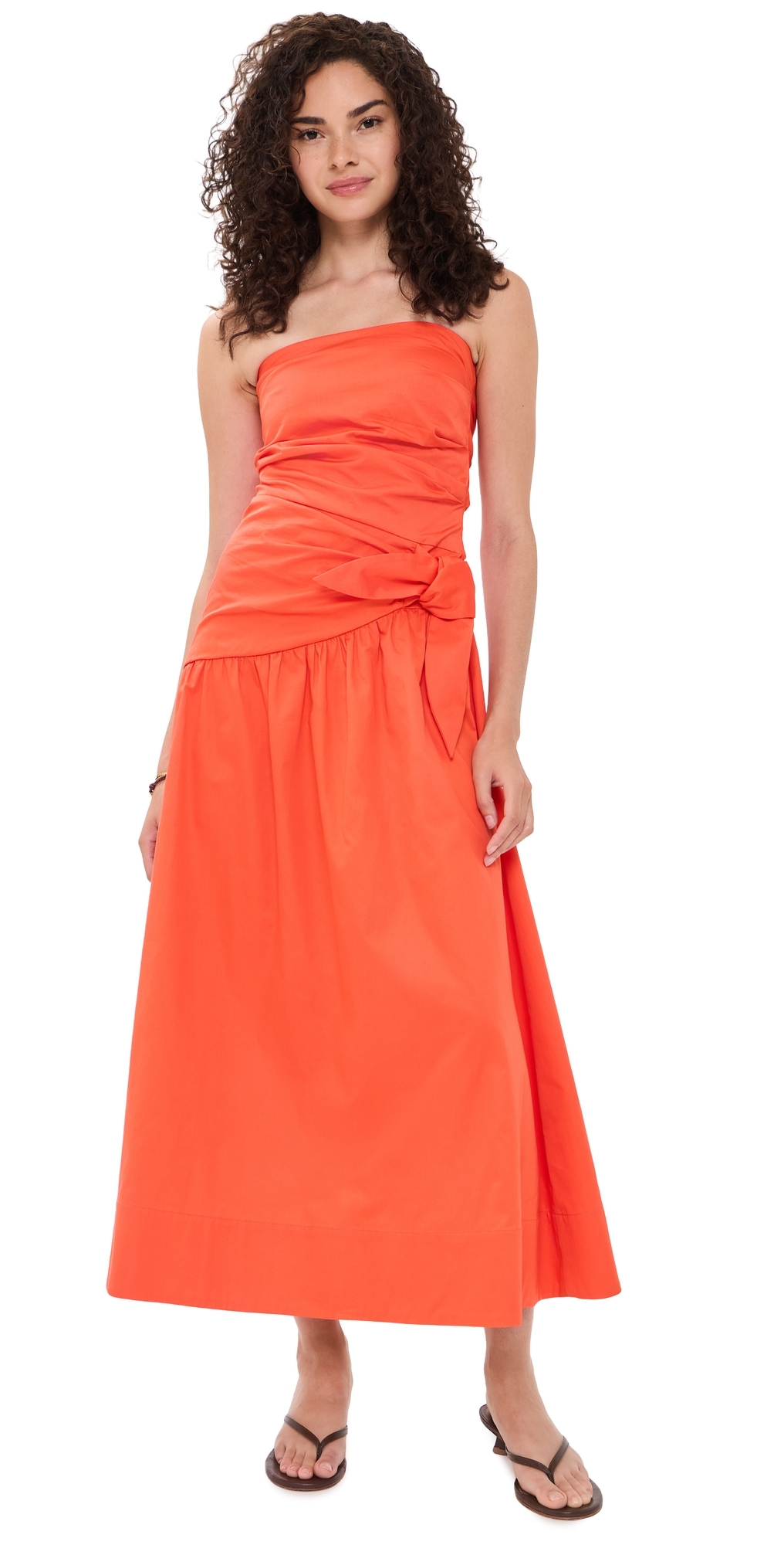 Rene Tie Dress Poppy