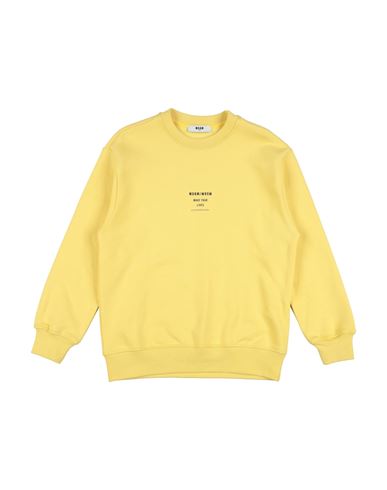 Kid Boy Sweatshirt Yellow Size 10 Cotton