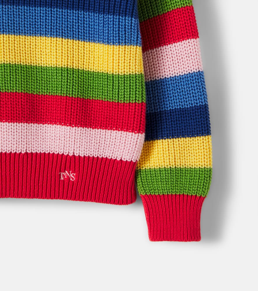 Canela striped cotton sweater