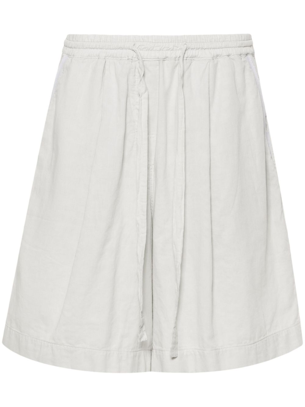 Voile drop-crotch shorts - Grey