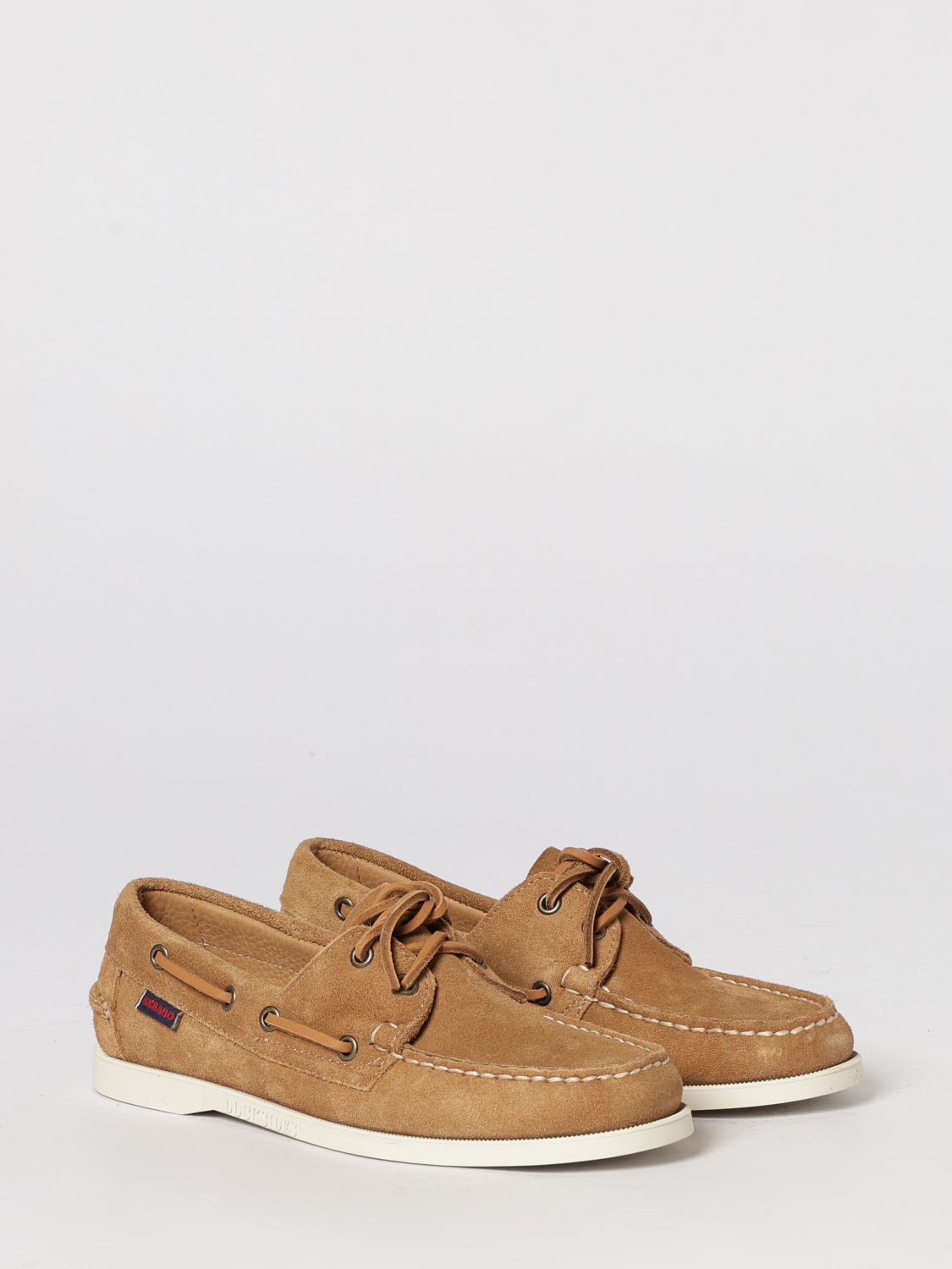Boat-style suede loafers - Green