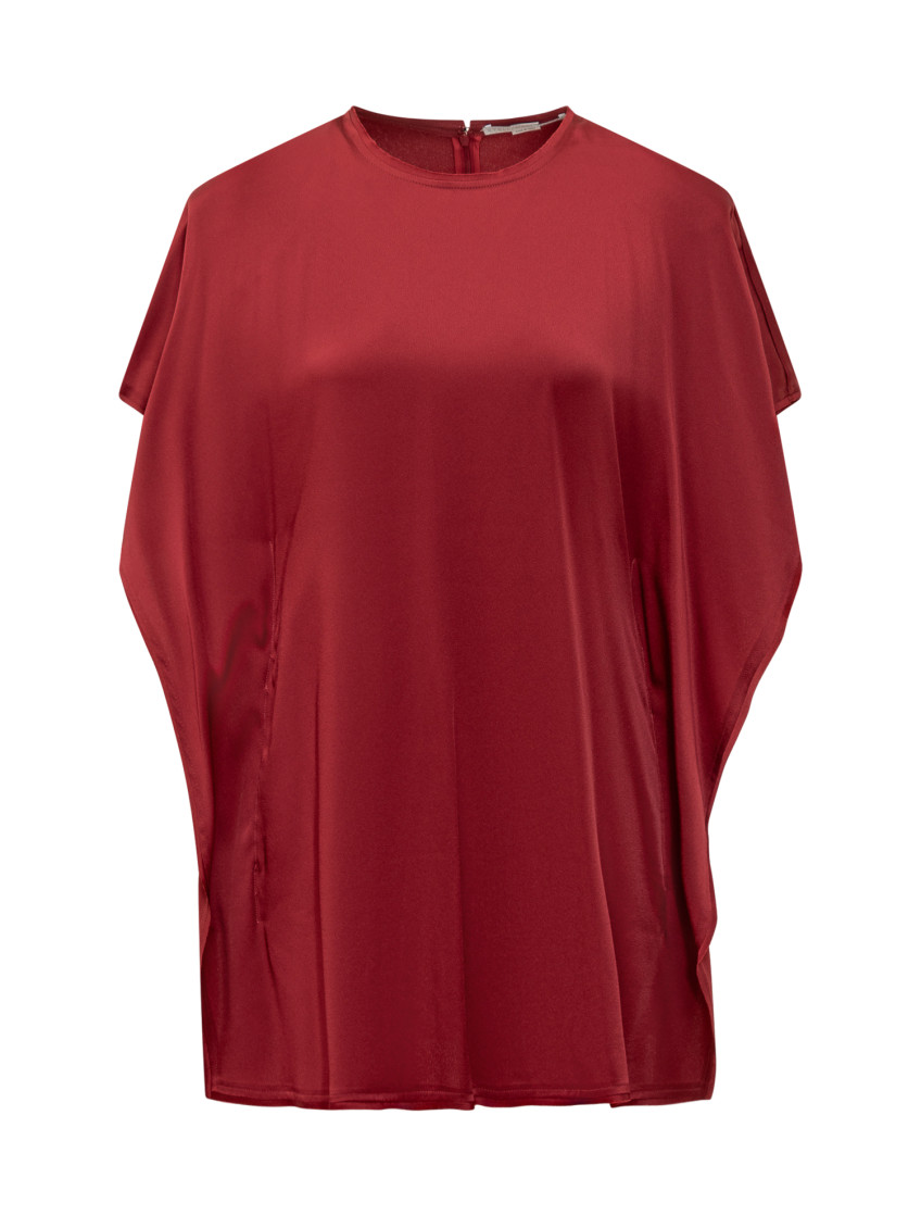 Draped Mini Jersey Dress