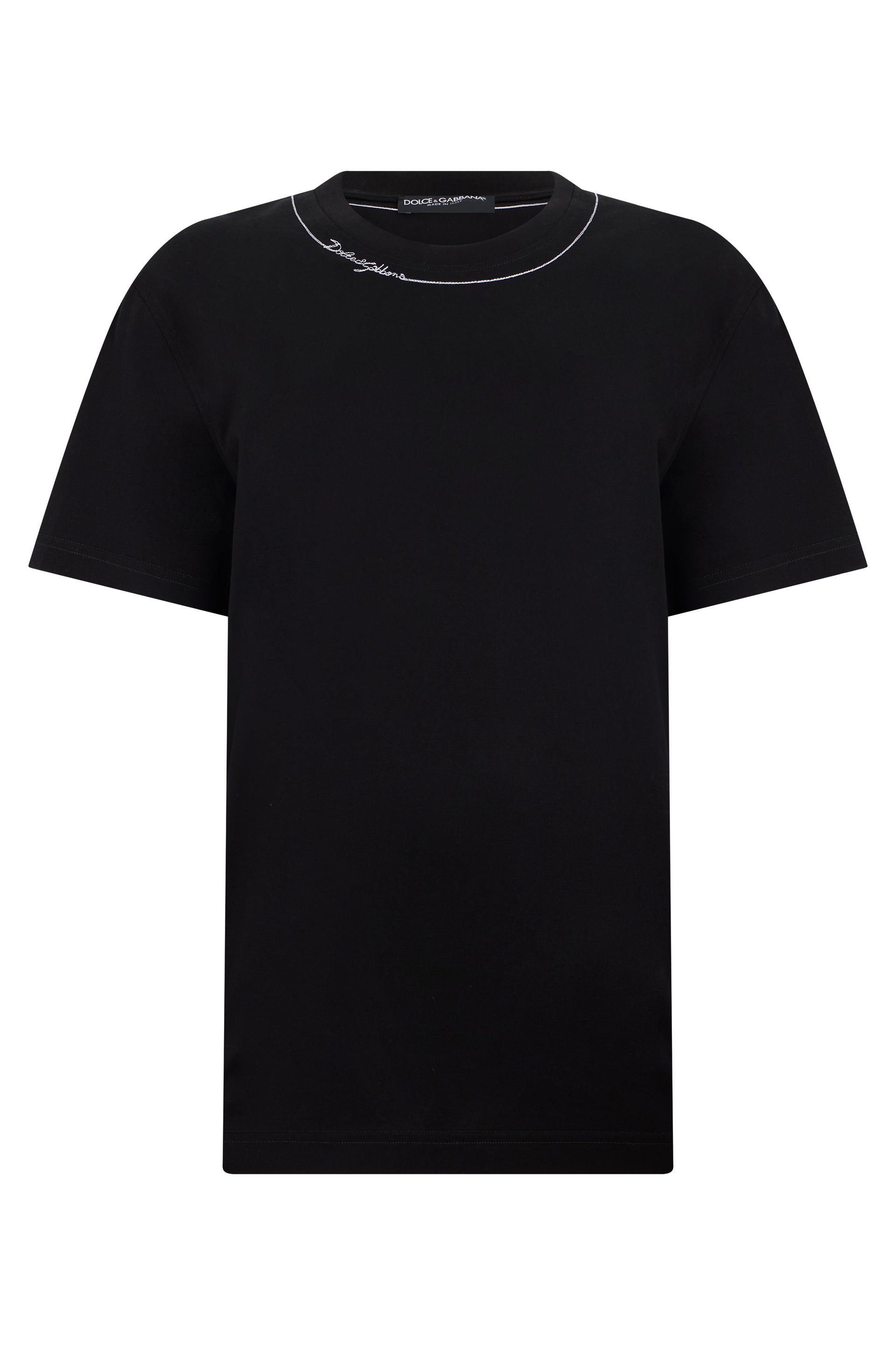 -Style Short-Sleeve T-Shirt with Crew Neck