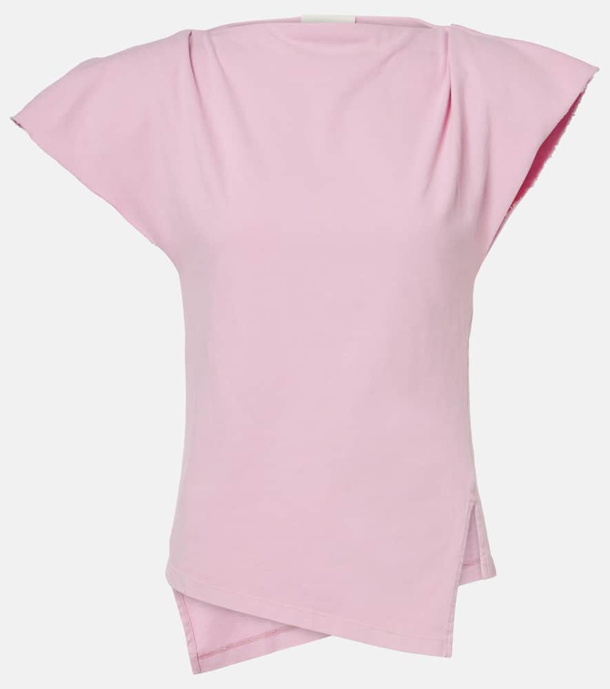Sebani asymmetric cotton jersey top