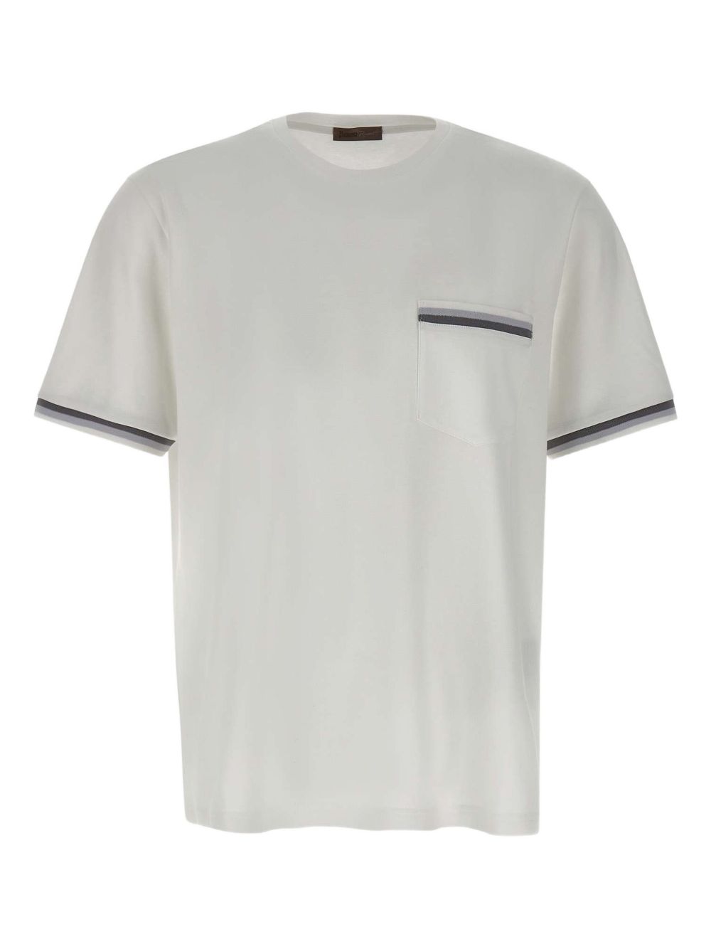 Pocket crew-neck T-shirt - White
