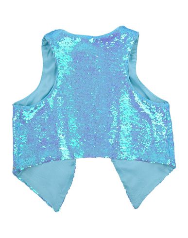 Kid Girl Wrap cardigans Azure Size 10 Polyester