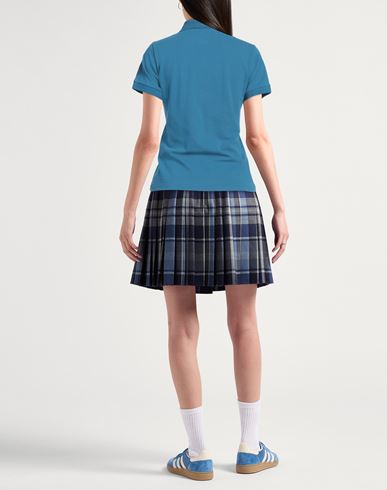 Colmar Woman Polo shirt Pastel blue Size L Cotton, Elastane