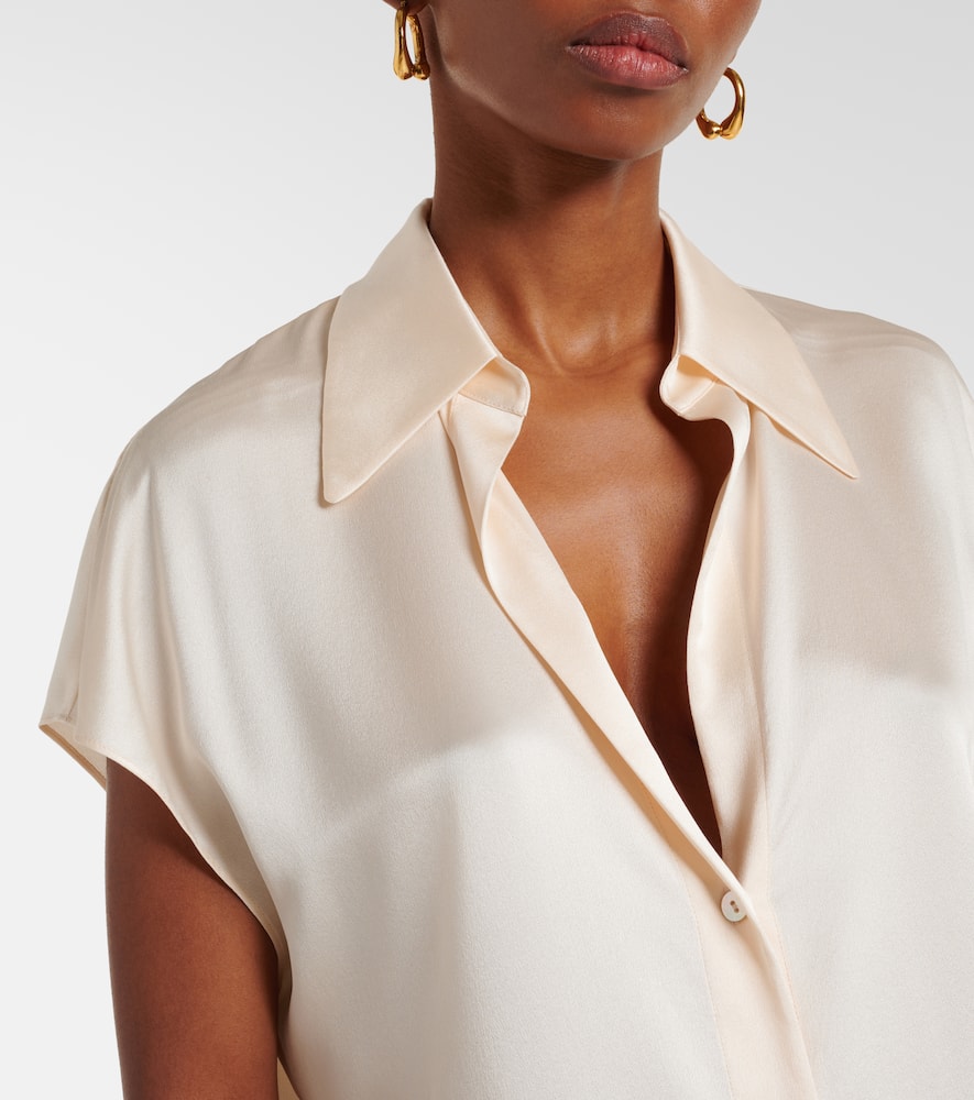 Silk satin blouse