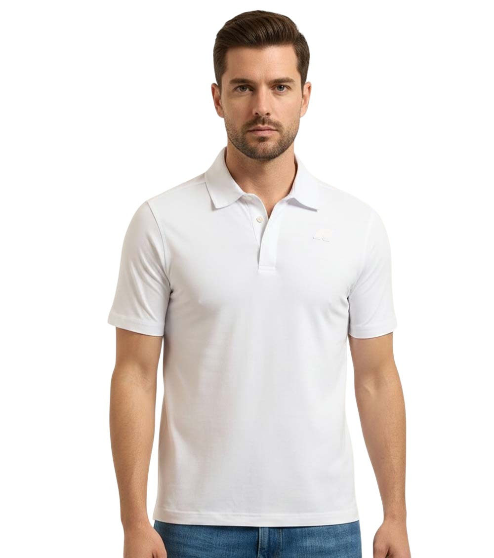 White Shirt Collar Polo