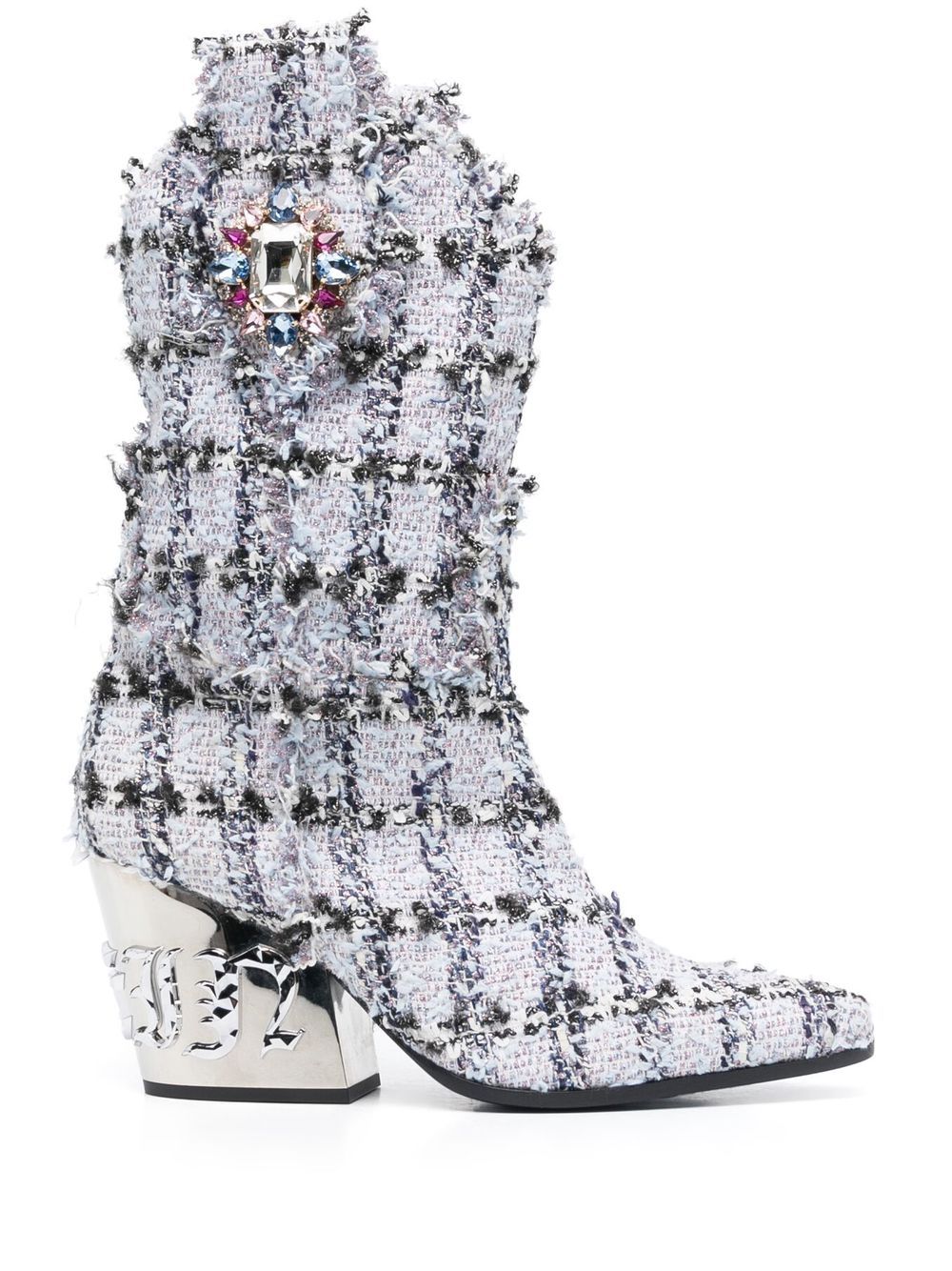 Cowboy Gothic Plein 85mm boots - Blue