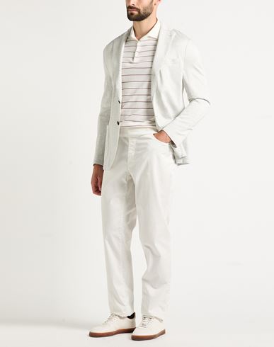 Man Blazer Light grey Size 40 Viscose, Polyester, Polyamide, Elastane