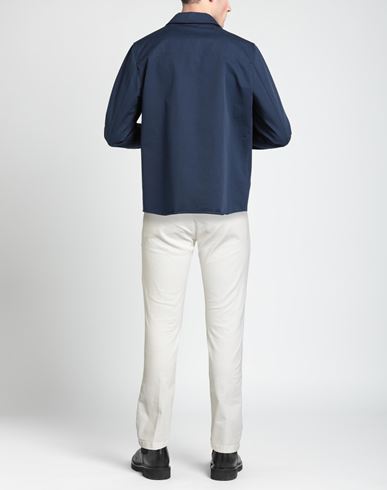 Man Pants White Size 33 Cotton, Elastane