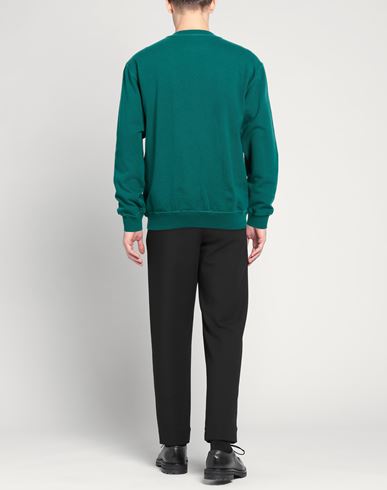 Man Sweatshirt Emerald green Size XL Cotton