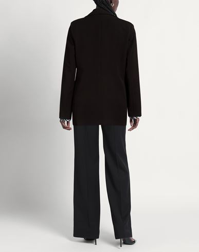 Woman Blazer Black Size L Polyester, Viscose, Elastic fibres