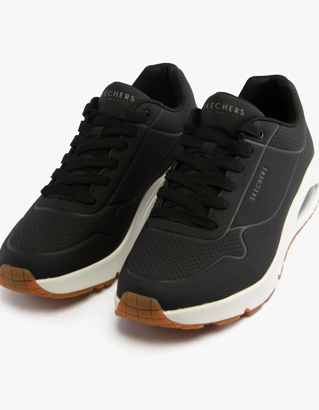 Men's Skechers 52458/BLK UNO-STAND ON AIR Mens Trainers Black - Size: 10
