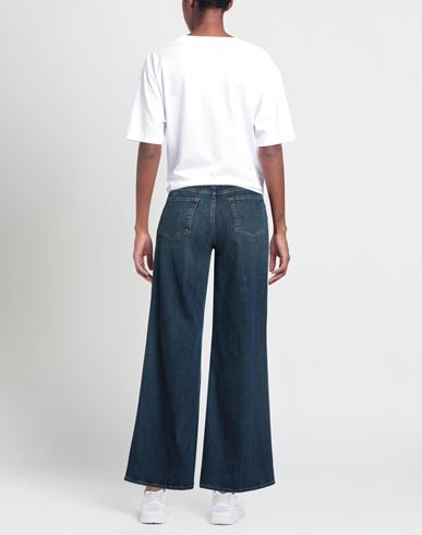 Woman Jeans Blue Size 26 Cotton, Lyocell, Polyester, Elastane