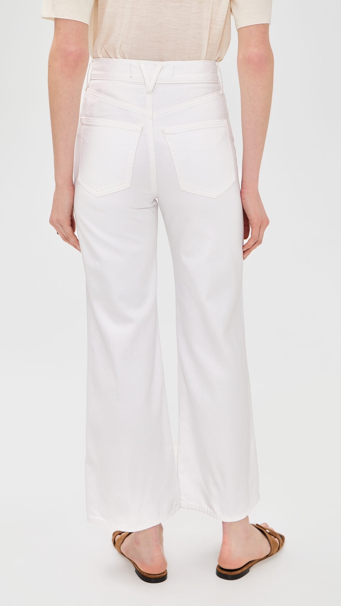 Taylor Cropped Jeans White