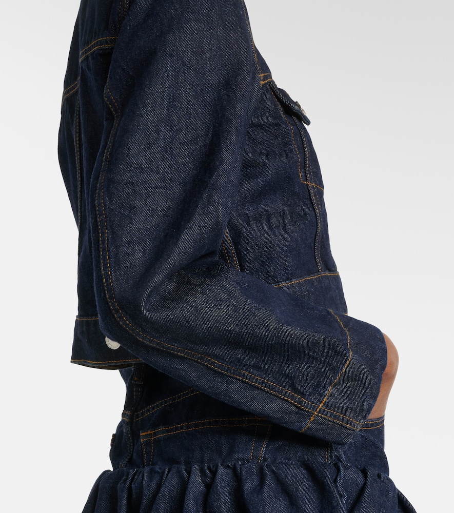 Cropped denim jacket
