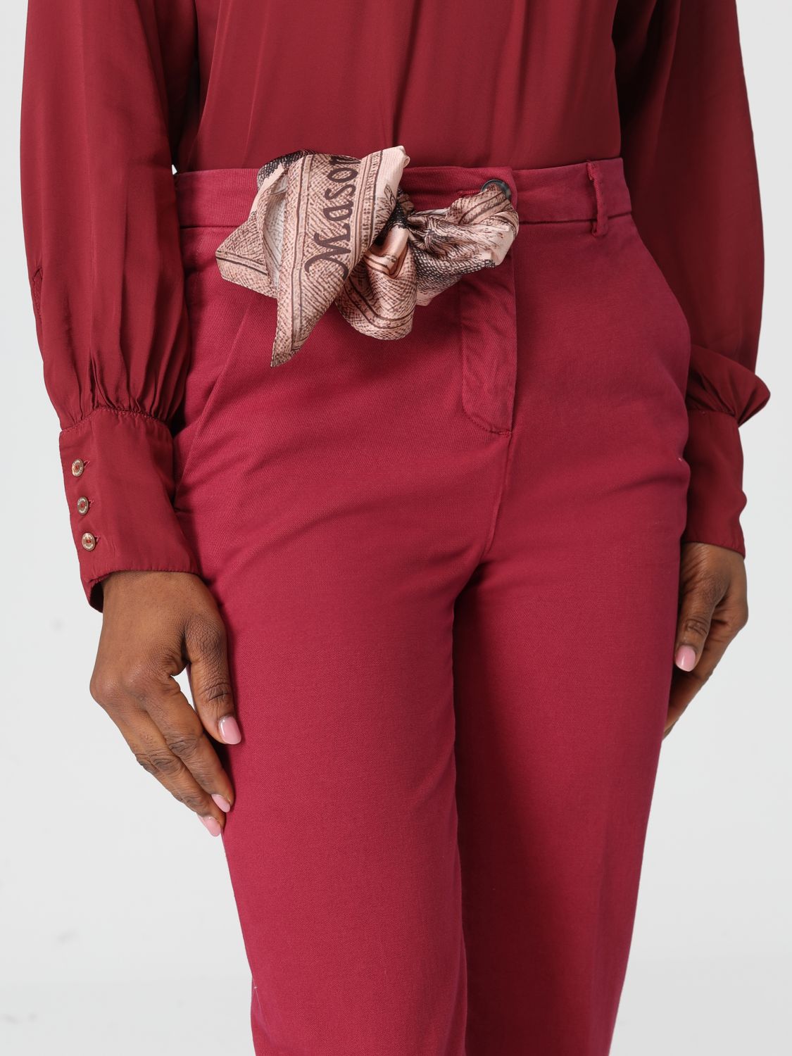 Pants Woman color Red