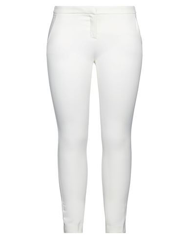 Woman Pants Ivory Size 4 Polyester, Elastane