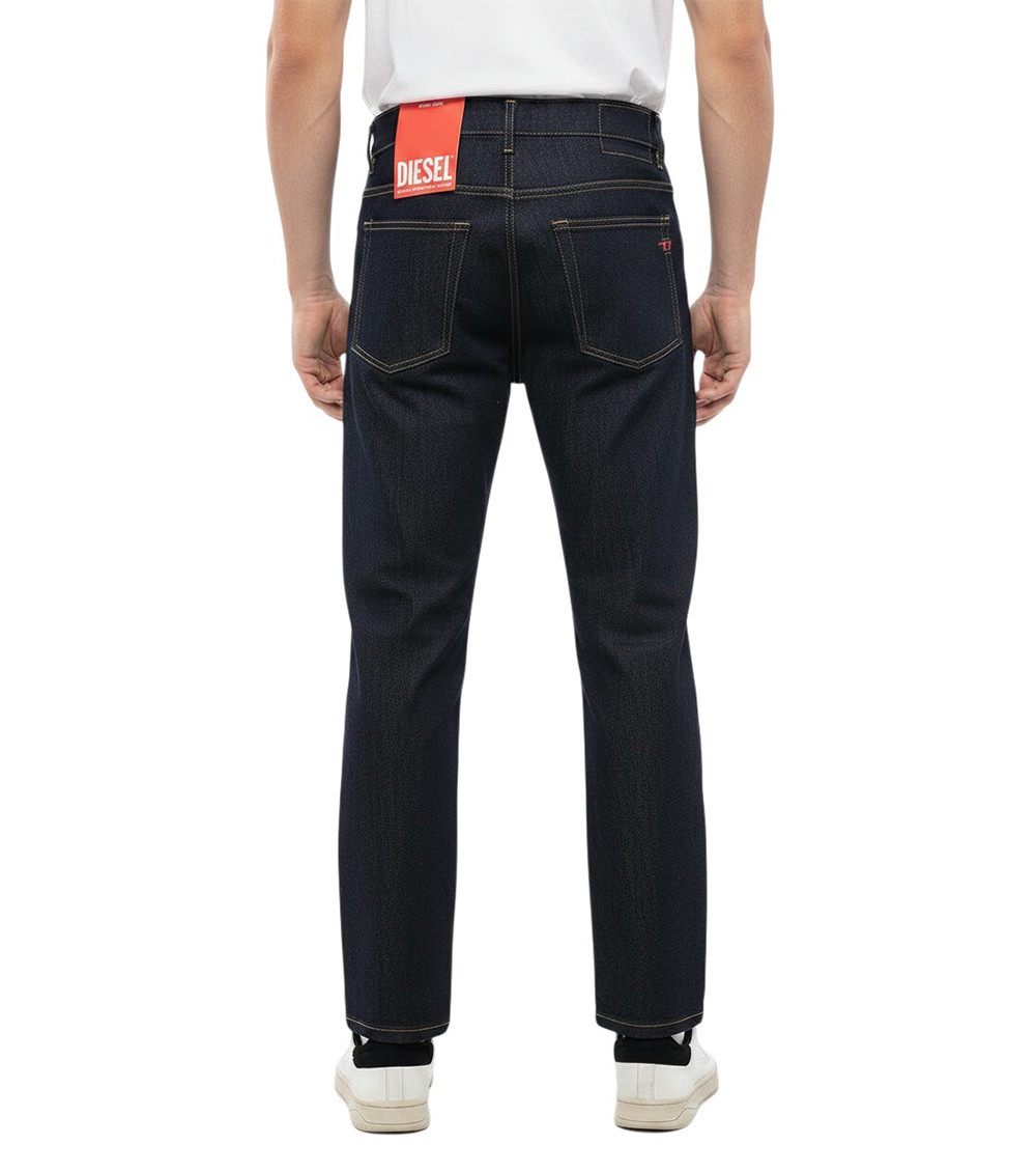 Slim-cut denim jeans