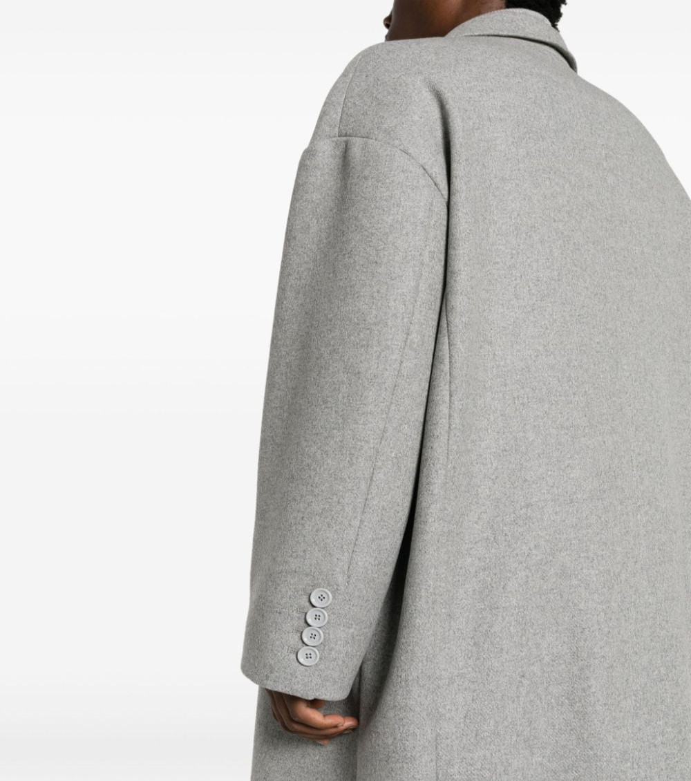Single-breasted Wool Coat