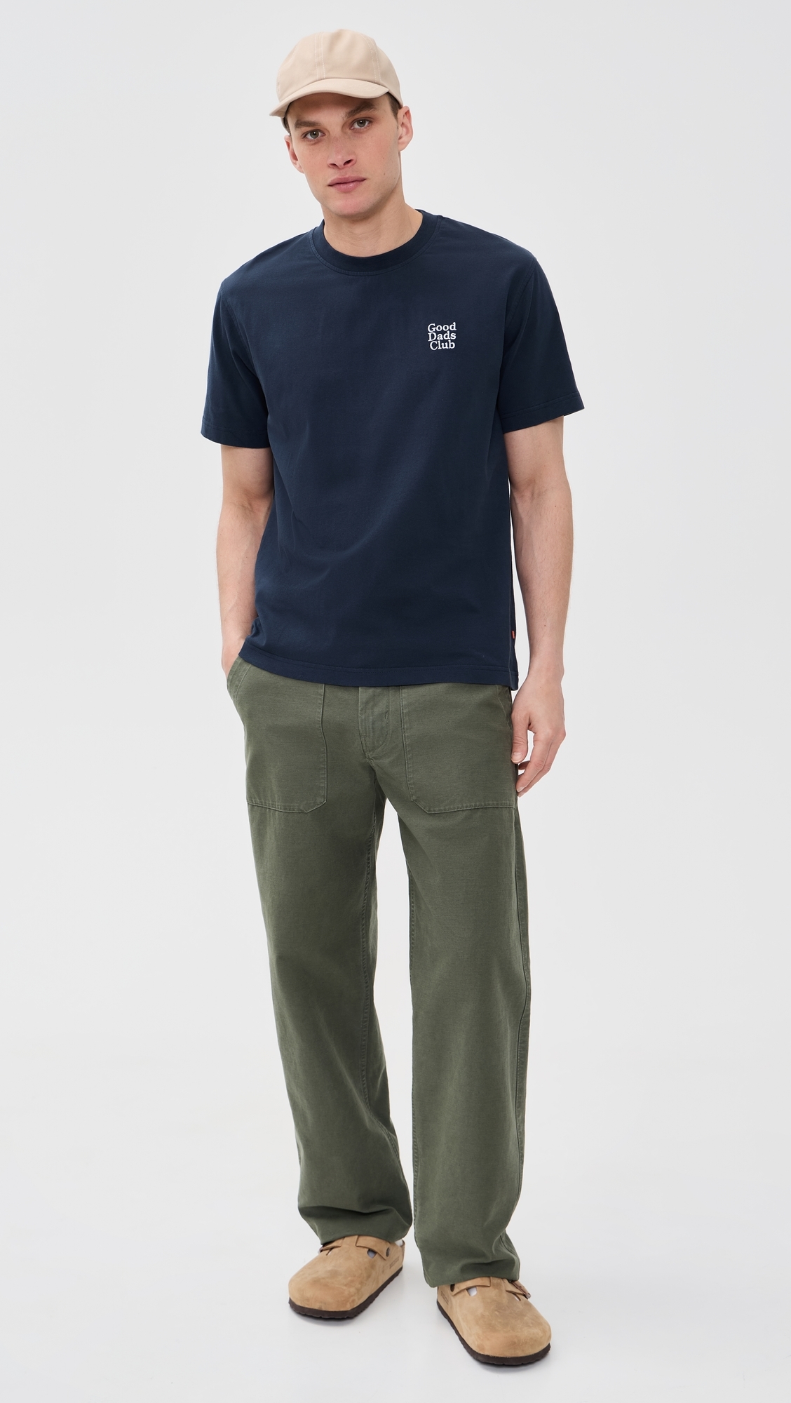 GDC Embroidered T-Shirt Navy Iris