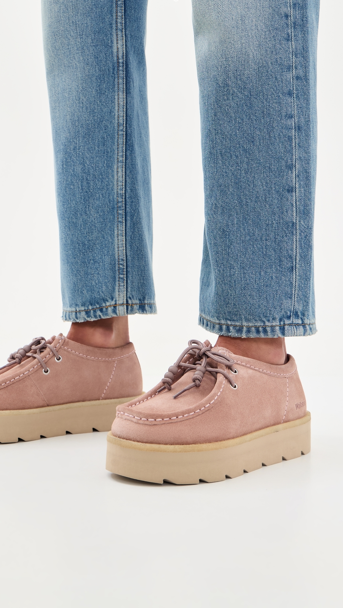 Meare Walla Loafers Dusty Pink Suede