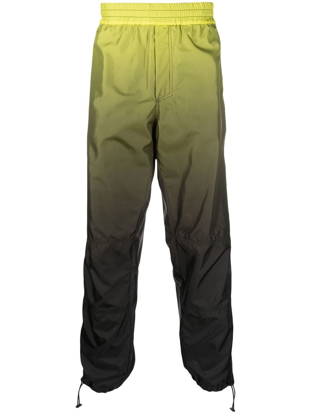 Gradient-effect track pants - Green