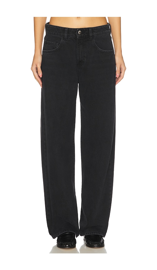 Icon Denim Bea Wide Leg Jeans in Black. - 32 also , 24, 25, 26, 27, 28, 29