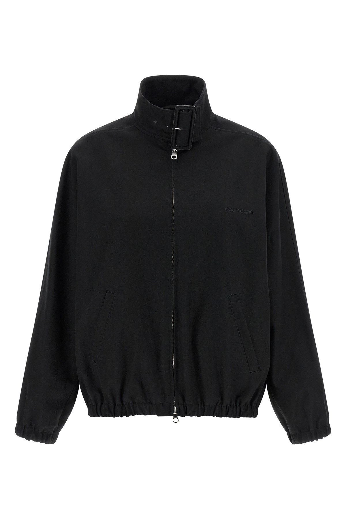 'Buckle Zipped Bomber' Jacket