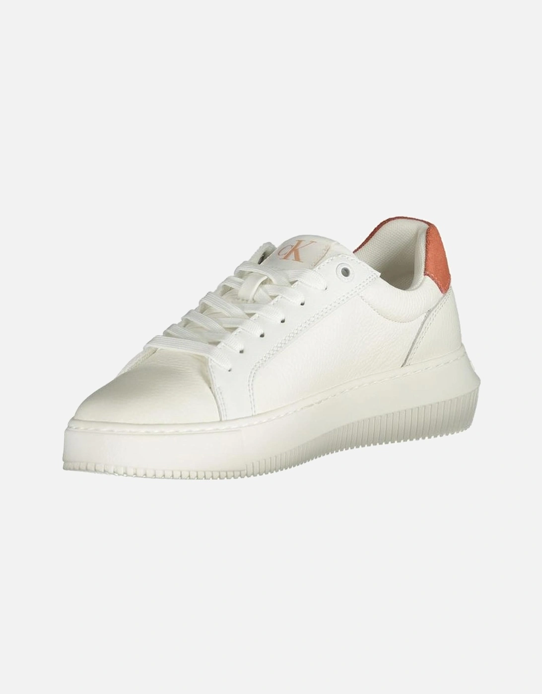 Calvin Klein Women's White Polyester Sneaker Women - Size: 3.5