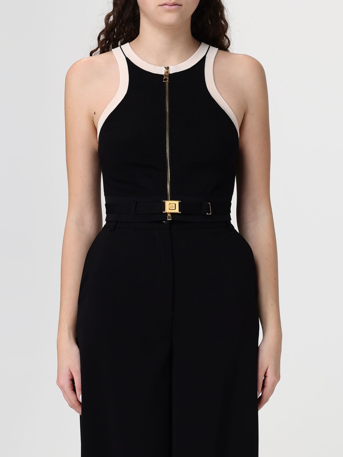 Top Woman color Black