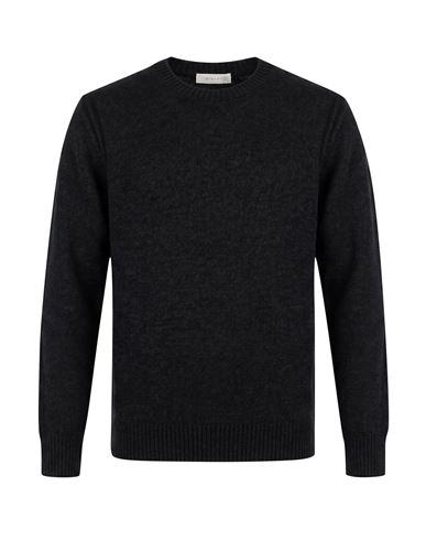 Man Sweater Charcoal Size L Merino Wool, Polyamide, Acrylic
