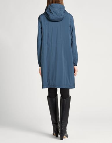 Woman Coat Slate blue Size 6 Polyester