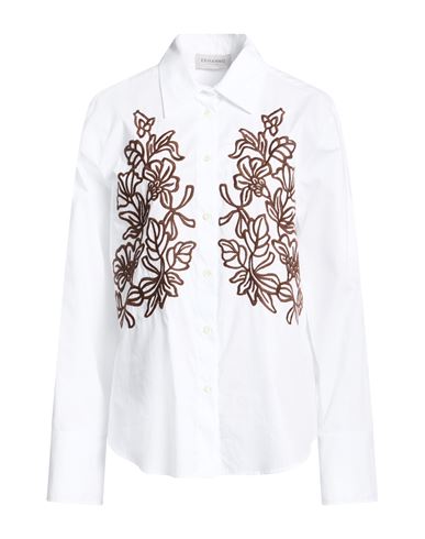 Woman Shirt White Size 6 Cotton