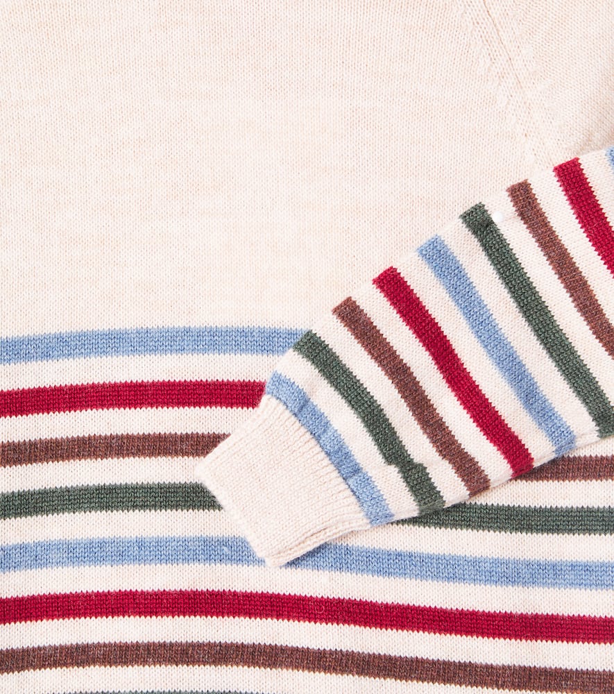 Curro striped wool sweatshirt