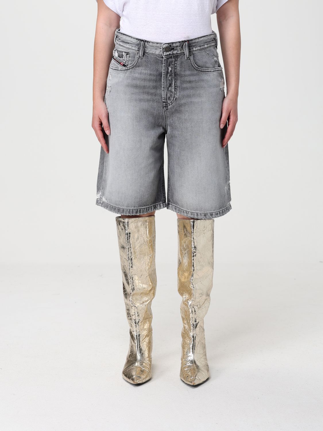 Shorts Woman color Grey