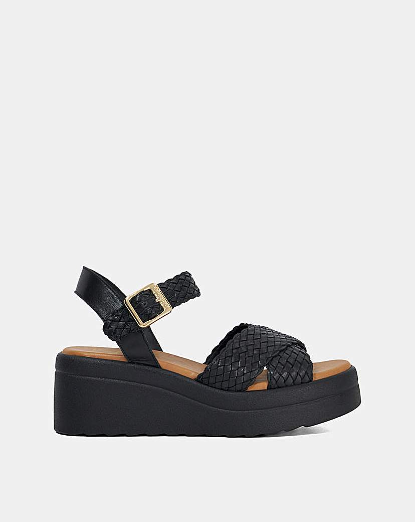 Dune Kinsleys Leather Sandals D Fit