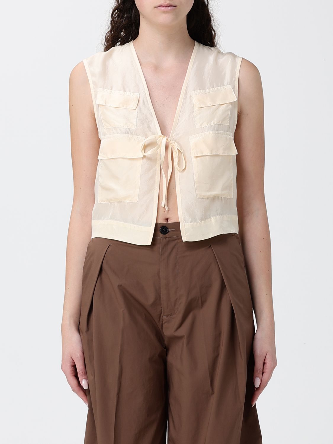Waistcoat Woman color Butter