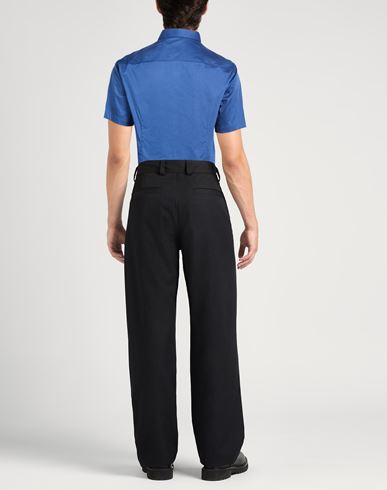 Man Shirt Bright blue Size XS Cotton, Elastane