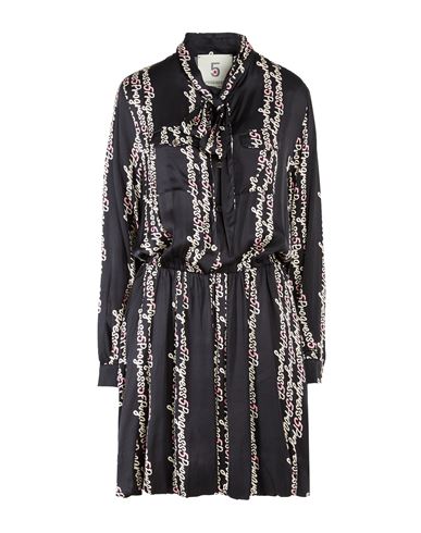 Woman Mini dress Black Size S Viscose